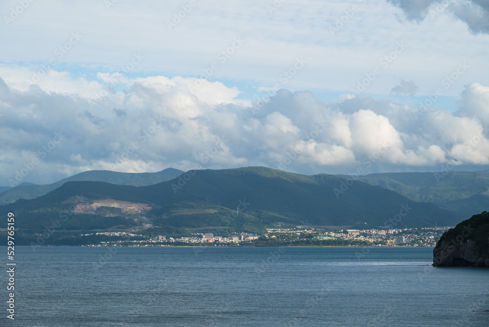 小樽祝津より朝里方面を望む