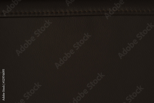 Wallpaper Mural Dark brown natural fine leather background Torontodigital.ca