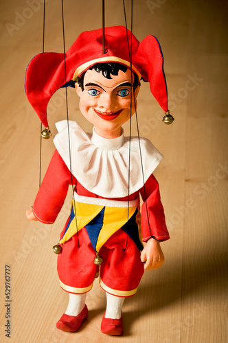 Jester marionette or puppet