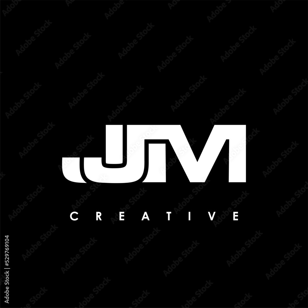 JJM Letter Initial Logo Design Template Vector Illustration