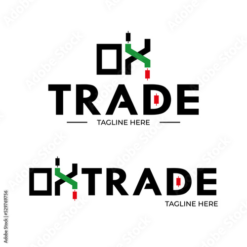Alphabet letters Initials Monogram logo OX, XO, O and X, ox o x creative logo, trade logo