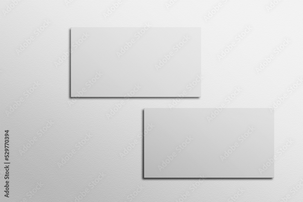 Textured, simple business card mockup and background Textured, simple business card mockup and background