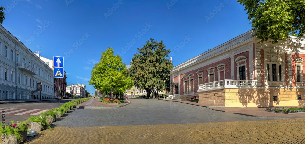 Obraz premium Lanzheronovskaya street in Odessa, Ukraine