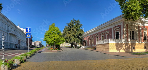 Lanzheronovskaya street in Odessa, Ukraine