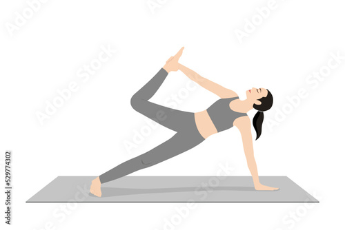 Side Plank Variation Hand To Toe Knee Bent, Vasisthasana Variation Hand To Toe Knee Bent, Partridge Pose, Kapinjalasana