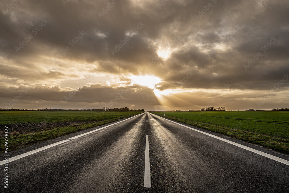 Naklejka premium Road