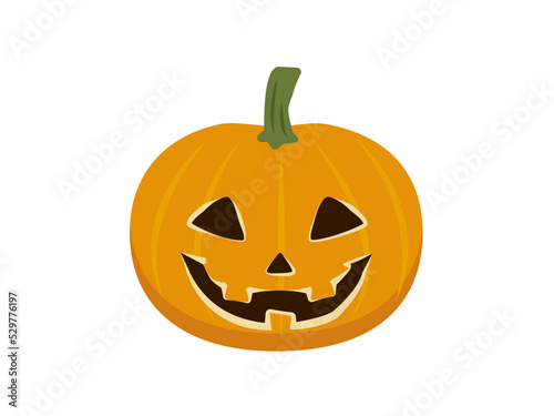 ハロウィン　ジャック・オー・ランタン　アイコン　カボチャ　ハロウィーン　シンプル　イラスト