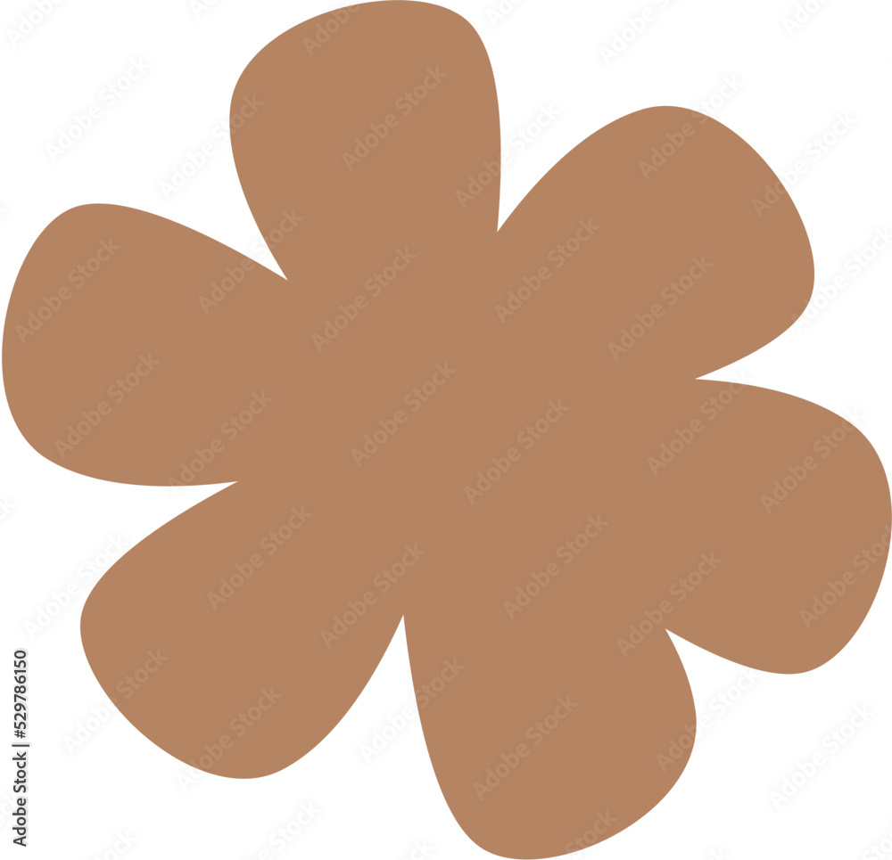 Single Flower Blossom Shape Single Flower Blossom Shape