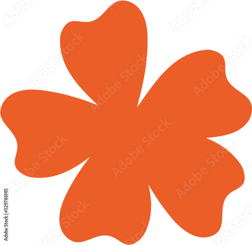 Single Flower Blossom Shape