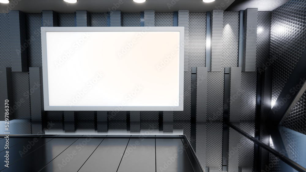3D Virtual TV Studio News, Backdrop For TV Shows .TV On Wall.3D Virtual News Studio Background,3d illustration 3D Virtual TV Studio News, Backdrop For TV Shows .TV On Wall.3D Virtual News Studio Background,3d illustration