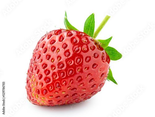 strawberry fruit isolated on white background