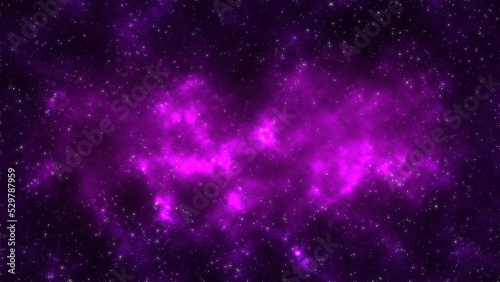 Colorful nebula with shining stars. Infinite universe © piter2121