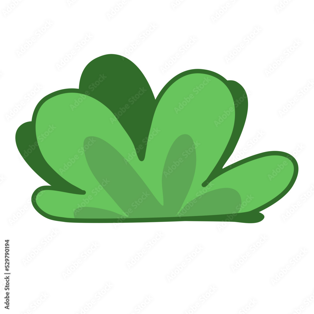 Kids drawing grass bush garden park decoration Kids drawing grass bush garden park decoration