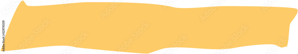 Highlight Marker Hand Drawn Yellow