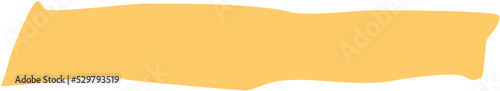 Highlight Marker Hand Drawn Yellow