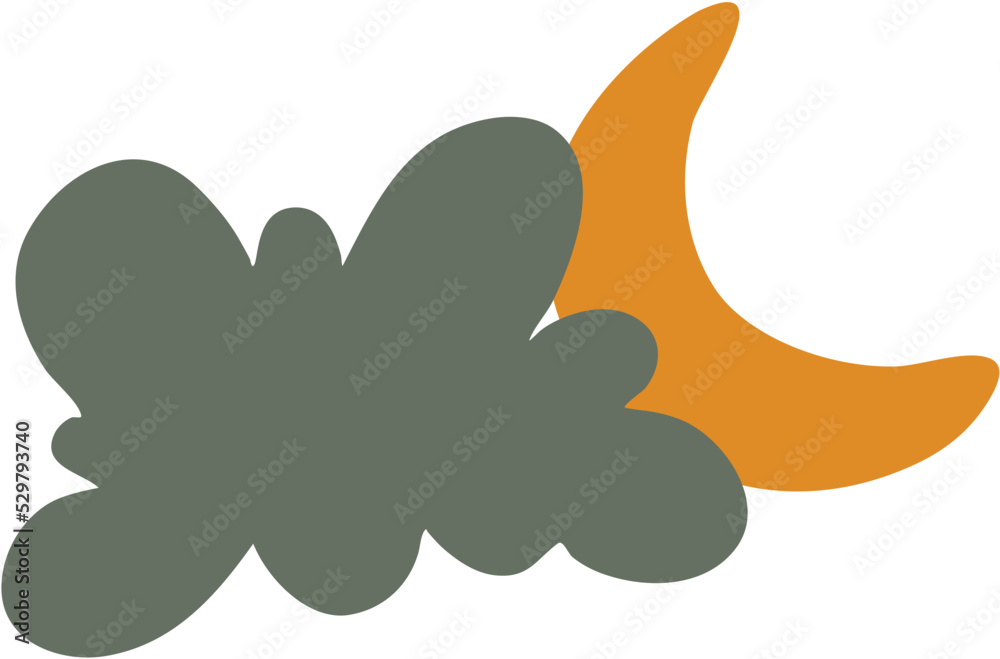 Scandinavian Cloud and Moon Baby Shower Scandinavian Cloud and Moon Baby Shower