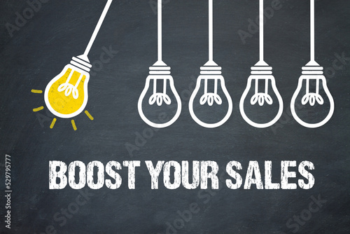 Obraz na płótnie Boost Your Sales