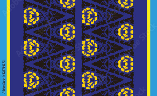 Batik Indonesian: is a technique of wax-resist dyeing applied to whole cloth, or cloth made using this technique originated from Indonesia.