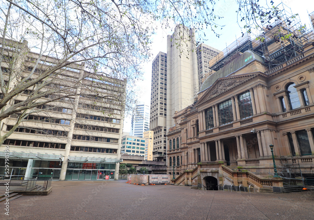 Naklejka premium Street photography, architecture Sydney CBD NSW Australia