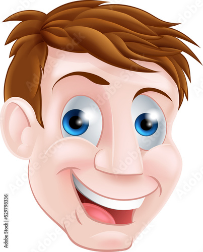 Man cartoon face