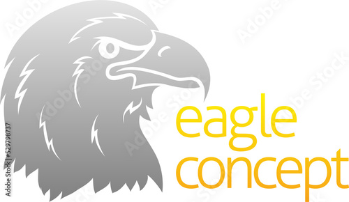 Proud eagles head