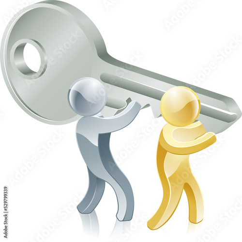 Key people mascots