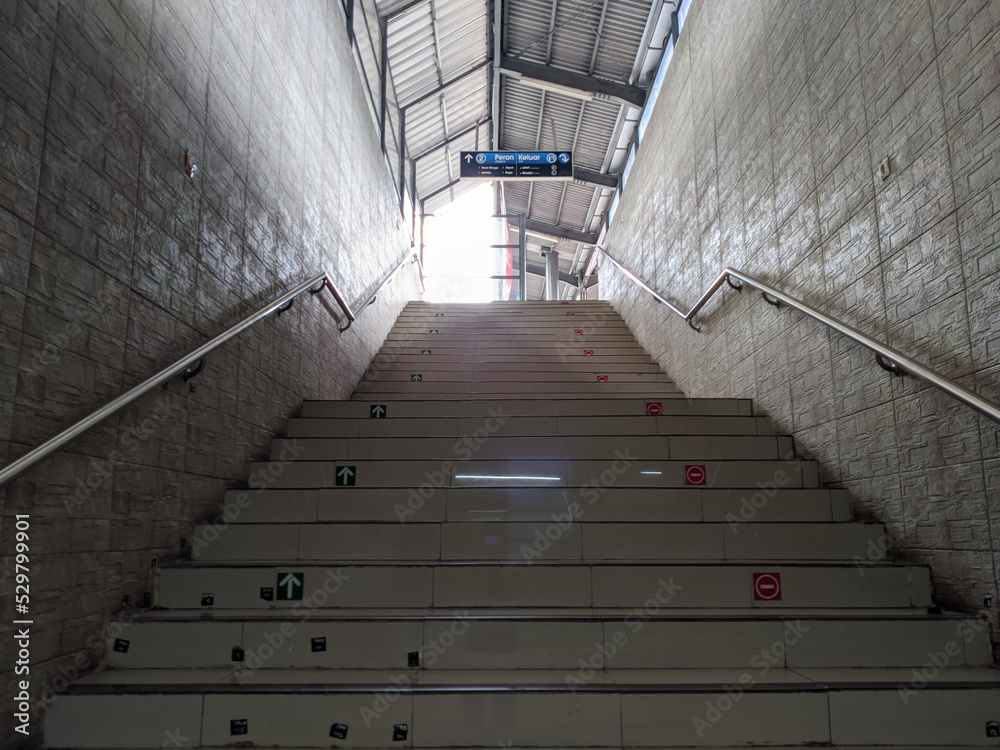 stairs in the building