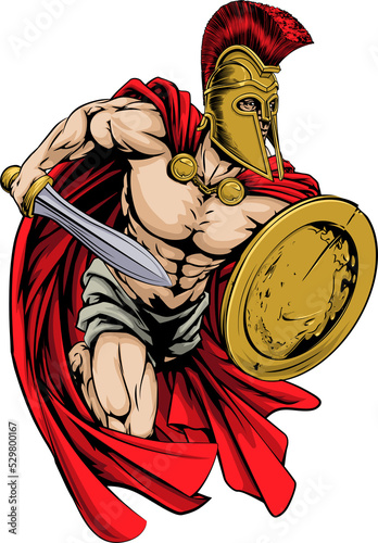 Obraz na płótnie Spartan mascot