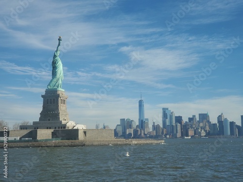 Statue of Liberty Statue of Liberty National Monument New York City Cloud Water Sky © Zombie Bunny