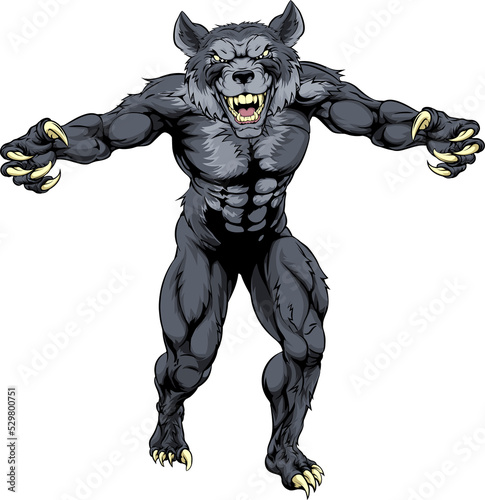 Werewolf mascot