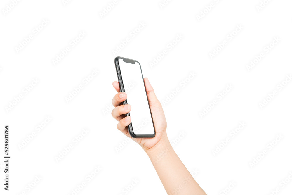 hand holding mobile phone isolated background hand holding mobile phone isolated background