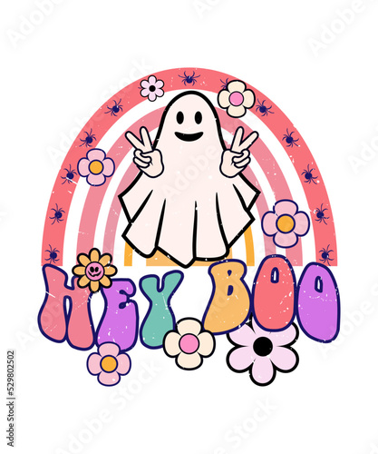 hey boo halloween sublimation