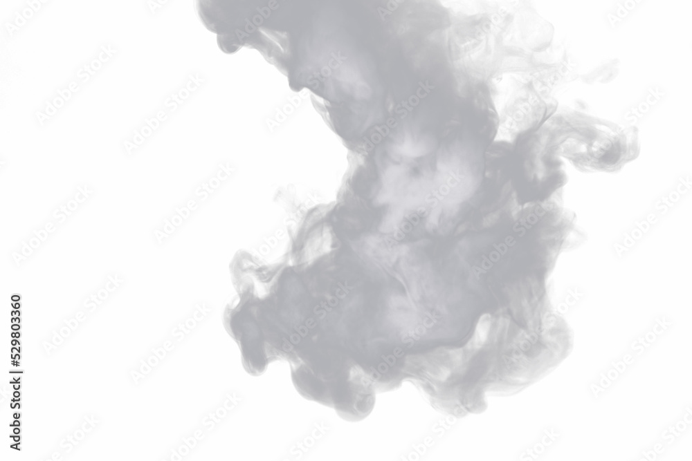 smoke isolated background