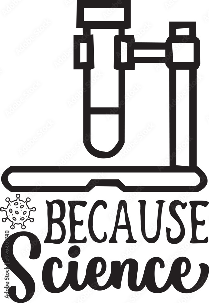 Fototapeta premium Science svg design cut files