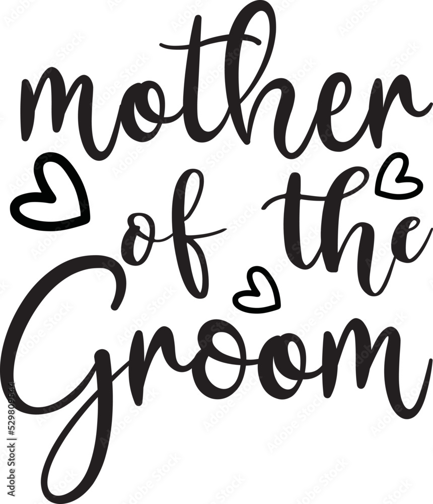 Fototapeta premium Wedding svg design cut files