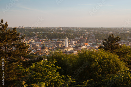 view of the Lviv city Ukraine