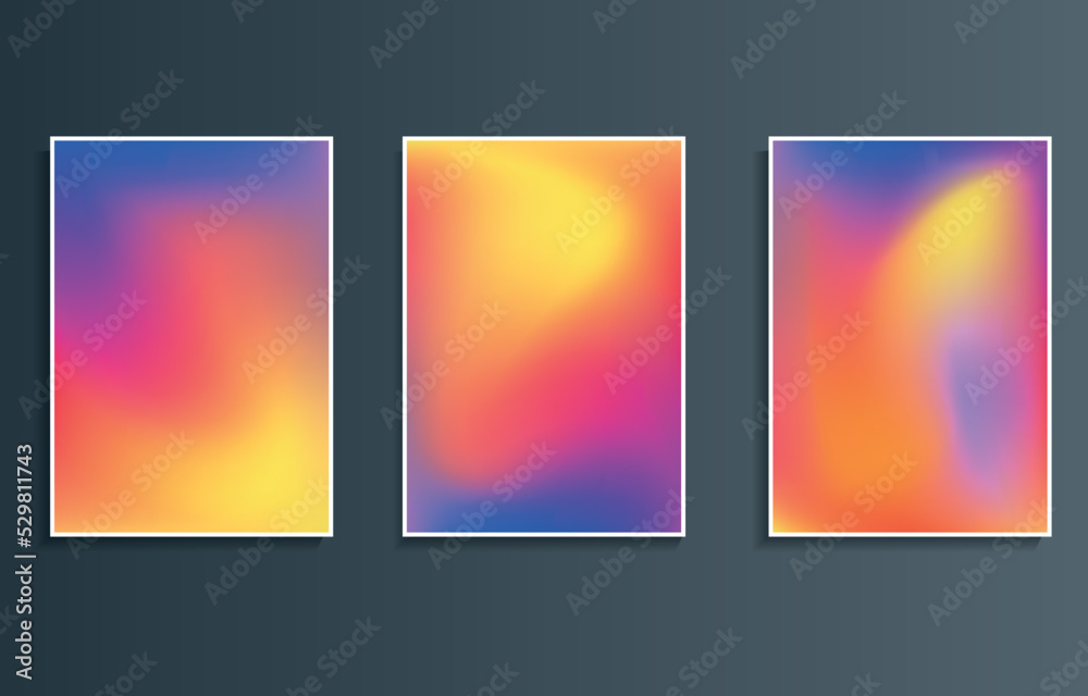 banner abstract background gradient blurred color