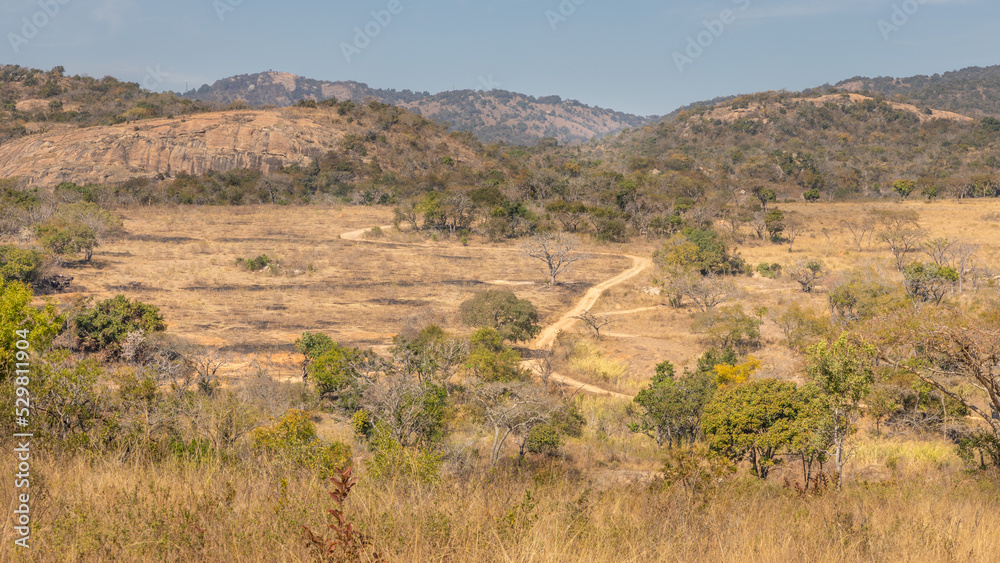 View of the mountains of the Lowveld in the heart of Mpumalanga, South Africa.