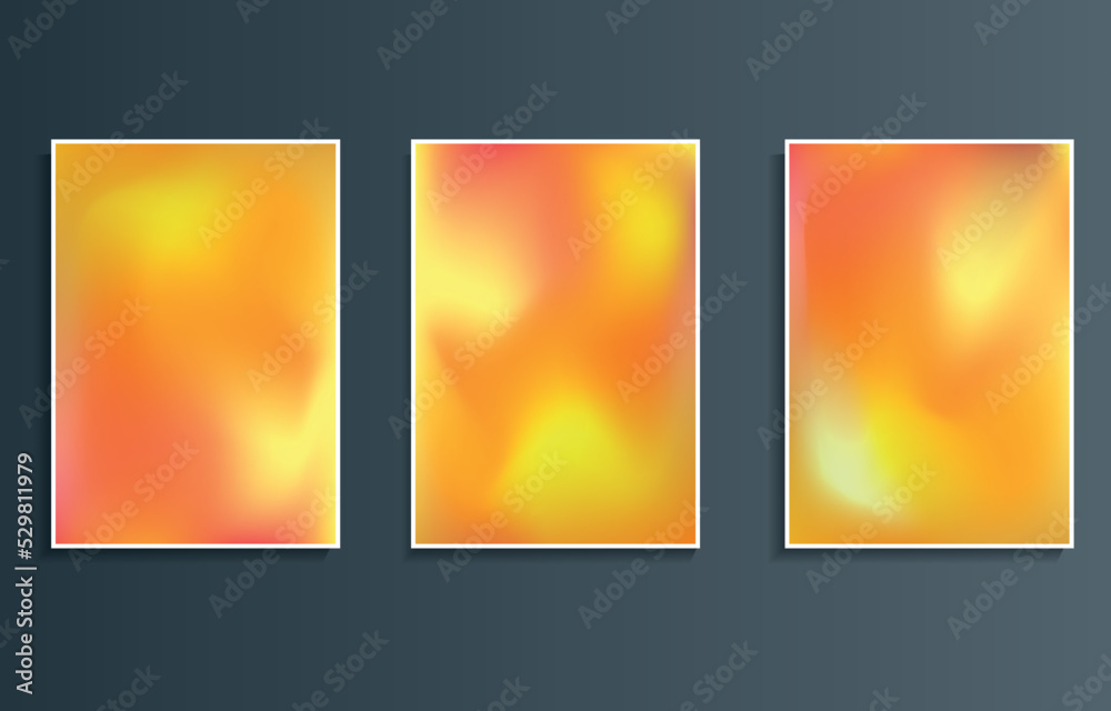 yellow color gradient blurred background