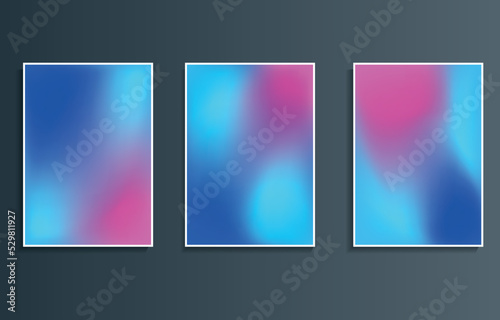multicolor gradient blurred abstract background wallpaper vector design