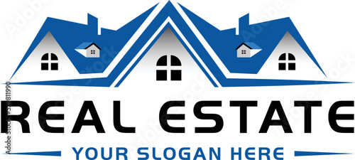 Real estate logo template