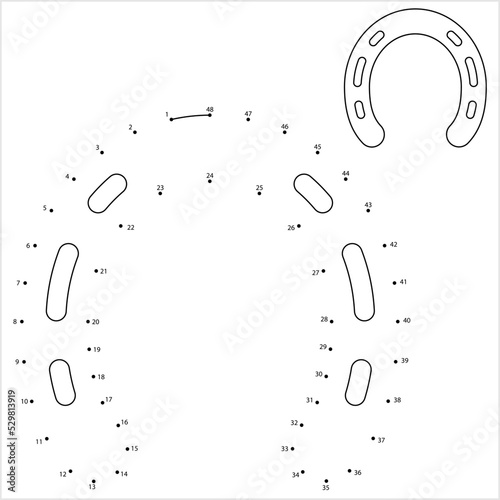Horse Shoe Icon Dot To Dot Y_2111001