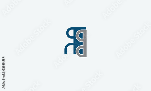Alphabet letters Initials Monogram logo RB, BR, R and B