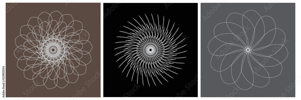 Fototapeta premium black and white abstract background