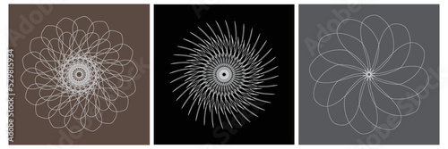 black and white abstract background