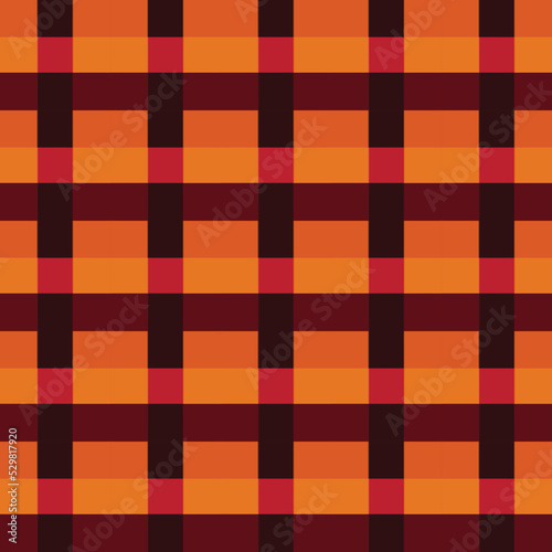 red and yellow background, colorful geometric fabric design