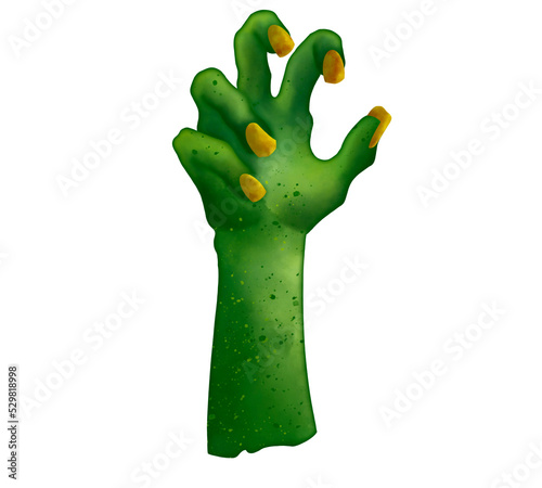 Zombie hand halloween 
