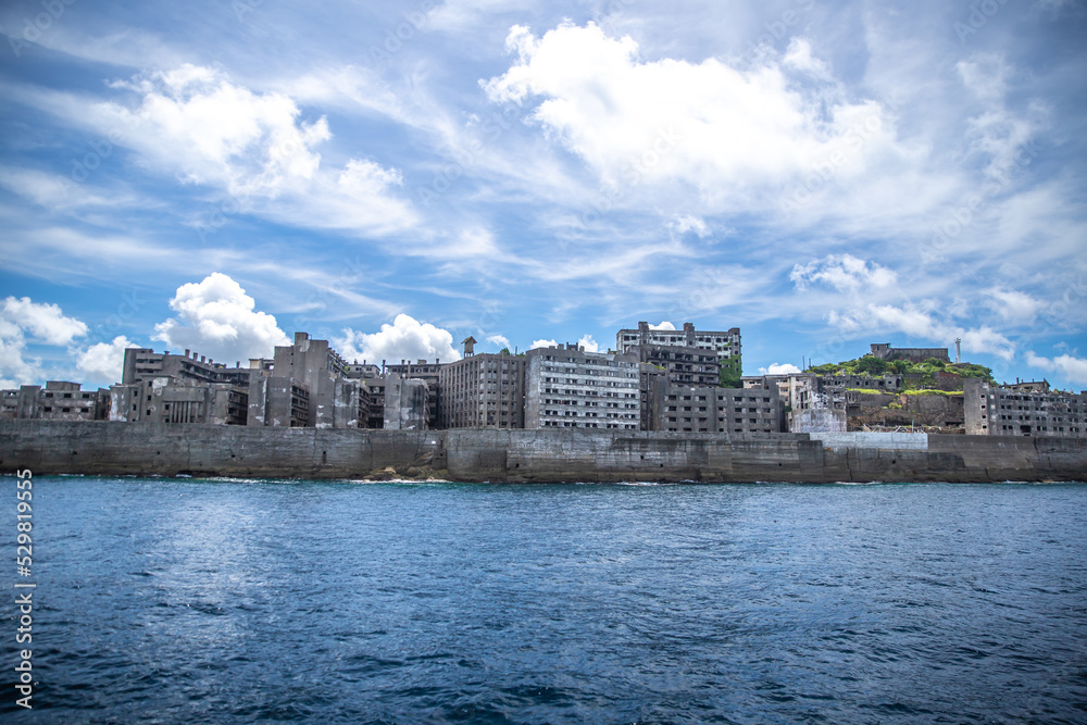 Fototapeta premium 長崎県 軍艦島（端島）の風景 