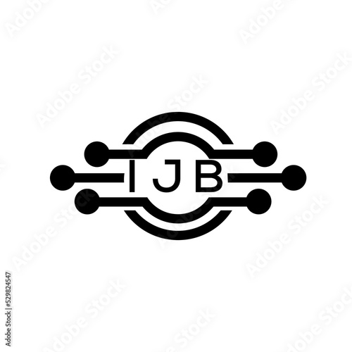 IJB letter logo. IJB best white background vector image. IJB Monogram logo design for entrepreneur and business.	
 photo