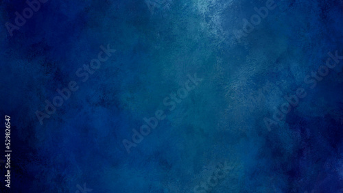 青の水彩の筆の跡、背景素材、テクスチャ